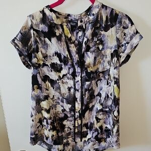 Simply Vera Abstract Print Women's Top